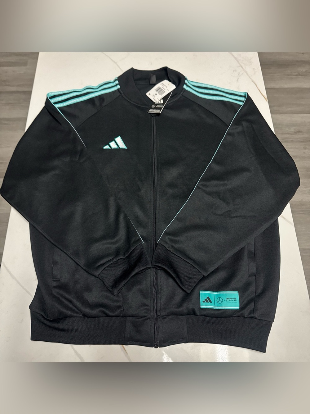Adidas X Mercedes AMG F1 Team Track Jacket Mens Medium KG4745